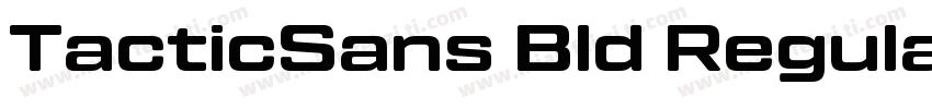 TacticSans Bld Regular字体转换
